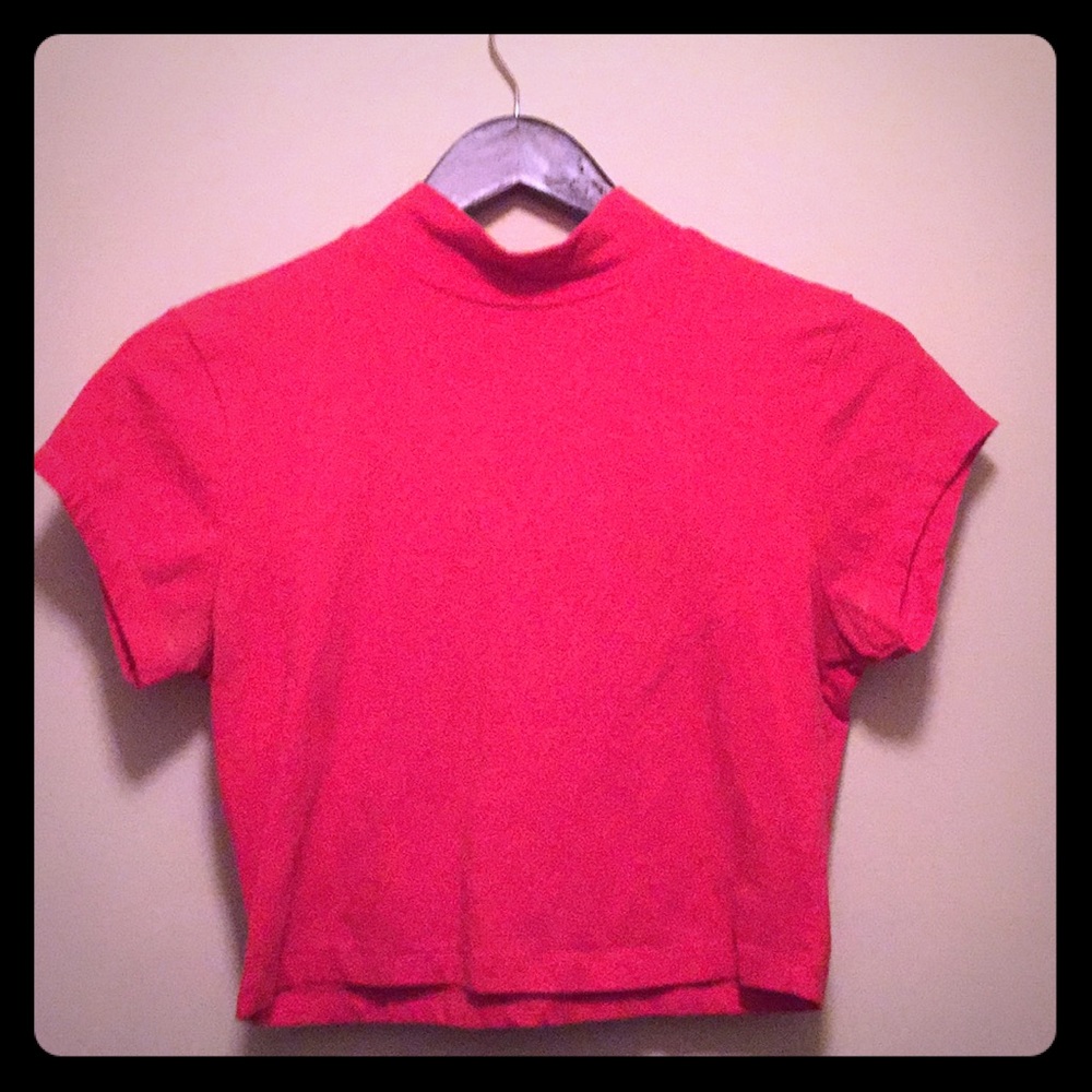 Hot Orange Crop Top